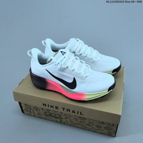 Nike ReactX Pegasus Trail 6 Black White Light Blue Red Green EU 36-45 Trail Shoe - Unisex (BS-61397)