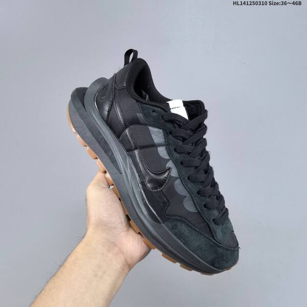 Nike Vaporwaffle Sacai black dark grey gum brown EU 36-46 sneaker