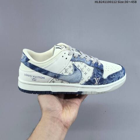 Nike SB Dunk Low Off White Grey Red EU 36-45 Skate Shoe - Unisex (BS-62032)