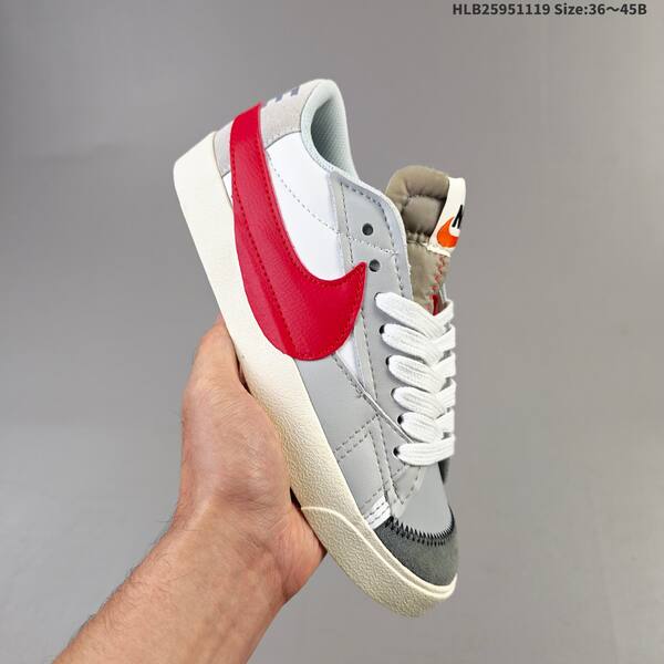 Nike Blazer Low 77 Jumbo DQ1470 white black red grey sail EU 36 45 skate shoe EU 36-45
