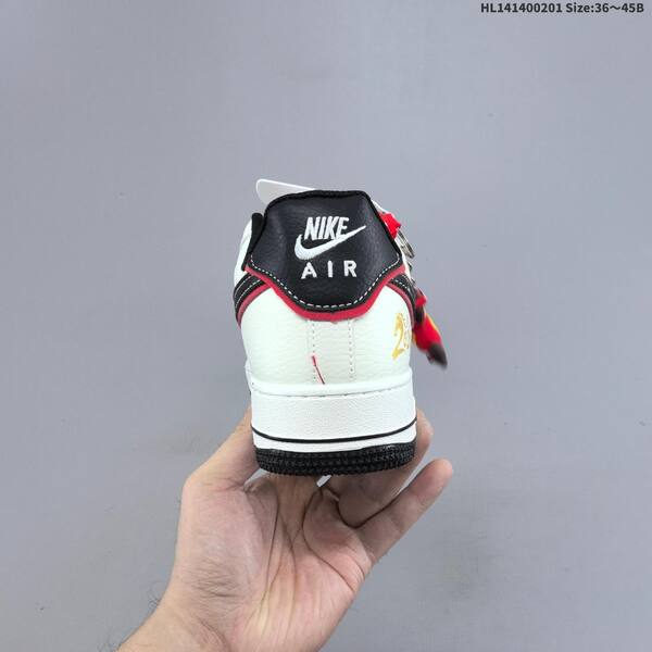 Nike Air Force 1 Low white red black gold EU 36-45 sneaker