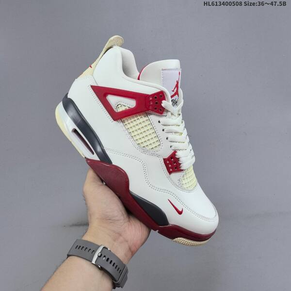 Jordan Air Jordan 4 Nigel Sylvester "Sail Cinnabar" Sail/Cinnabar/Black EU 36-47.5 basketball