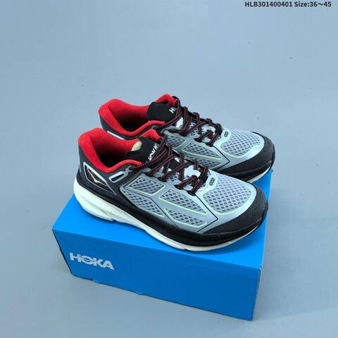 HOKA ONE ONE Clifton One9 Light White Cream Black EU 36-45 Running Shoe Running Sneakers - Unisex (BS-69363)
