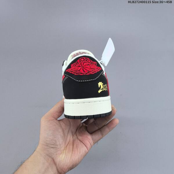 Jordan Air Jordan 1 Low x Travis Scott White/Black/Red EU 36-45 lifestyle