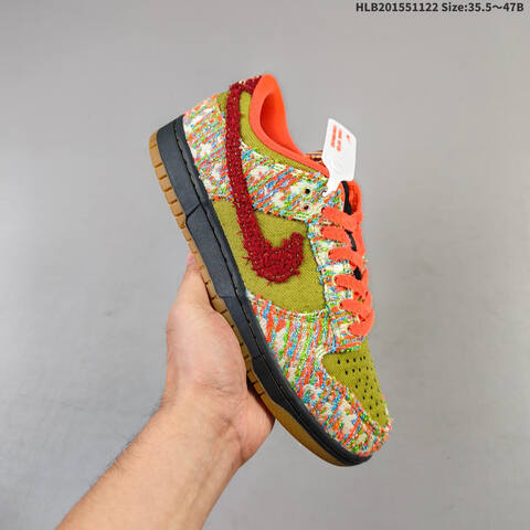 Nike SB Dunk Low Orange Red Green Multicolor EU 35 5-47 Skate Shoe - Unisex (BS-63270)