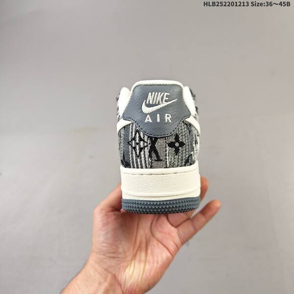 Nike Air Force 1 Low grey off white black EU 36-45 sneaker