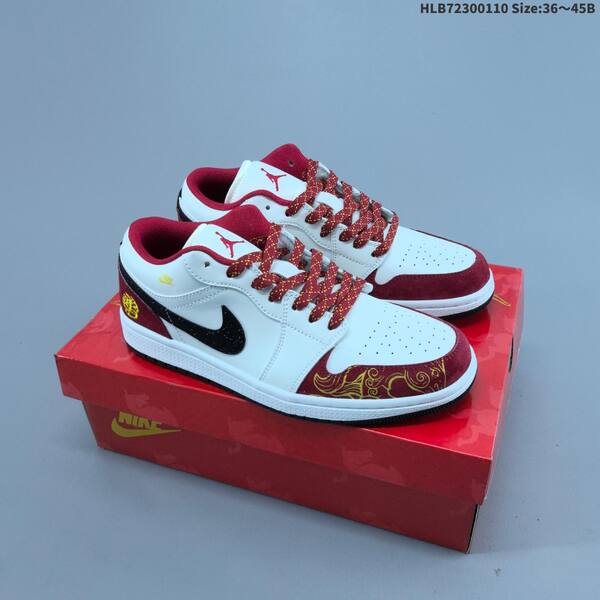 Jordan Air Jordan 1 Low x Travis Scott White/Black/Red EU 36-45 lifestyle