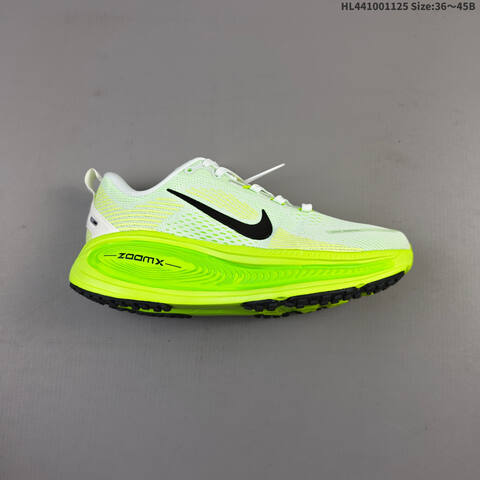 Nike Vomero 18 White Neon Volt Black EU 36-45 Running Shoe - Unisex (BS-63067)