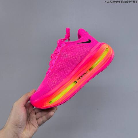 Nike VOMERO PREMIUM ReactX Air Zoom Hyper Pink Black Neon Yellow EU 36-45 Running Shoe - Unisex (BS-62273)