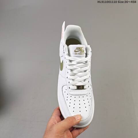 Nike Air Force 1 07 White Olive Green EU 36-45 Sneaker - Unisex (BS-63500)