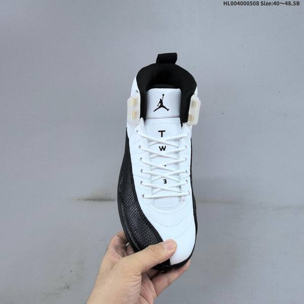 Jordan Air Jordan 12 Retro white/black 40~48.5B basketball