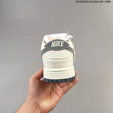 Nike SB Dunk Low Retro DIY Cream White Grey EU 36-45 Skate Shoe - Unisex (BS-63481)