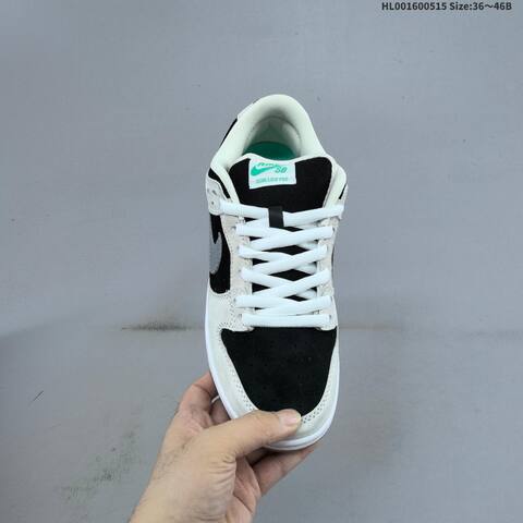 Nike SB Dunk Low Light Grey Black Grey White Gum EU 36-46 Skate Shoe - Unisex (BS-60335)