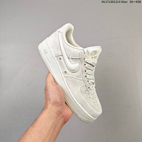 Nike Air Force 1 07 Low HV4406 001 Light Beige Off White EU 36-45 Skate Shoe - Unisex (BS-62719)