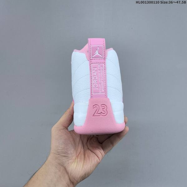 Jordan Air Jordan 12 Retro white/pink 36~47.5 basketball
