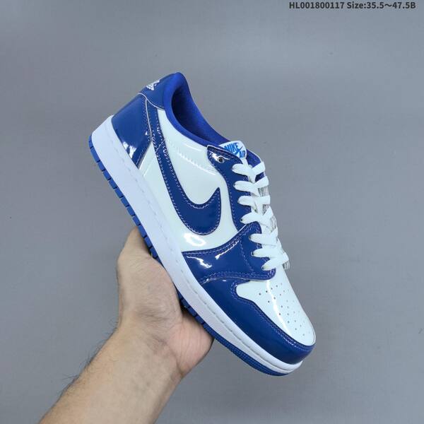 Nike Air Jordan 1 Low Storm Blue / white / royal blue 35.5-47.5 basketball