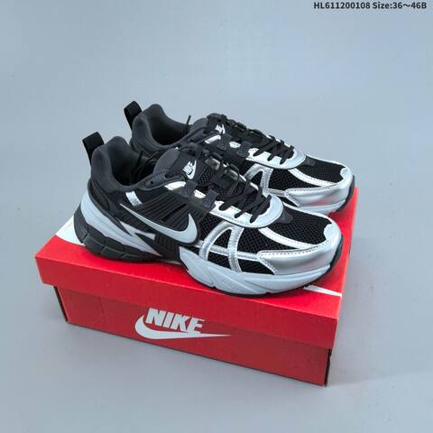Nike V2K Runtekk White Grey Pink Silver Gold EU 36-46 Running Shoe - Unisex (BS-62126)