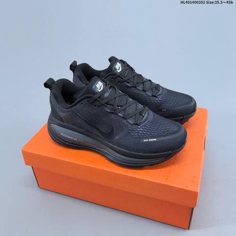 Nike Vomero 18 ReactX Air Zoom White Black Neon Green Orange EU 35 5-45 Running Shoe - Unisex (BS-61481)