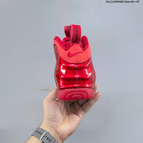 Nike Air Foamposite One Red Black EU 40-47 Basketball Shoe - Men's (BS-60900)