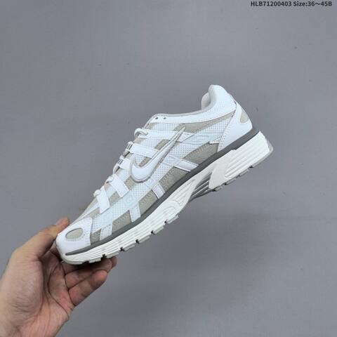Nike P-6000 Black White Light Gray EU 36-45 Running Shoe - Unisex (BS-60962)