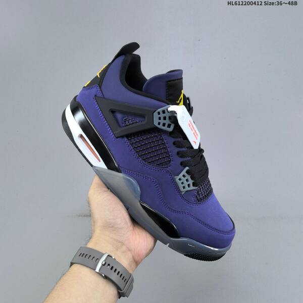 Jordan Air Jordan 4 Retro white/pink/green and purple/black/gray EU 36-48 basketball