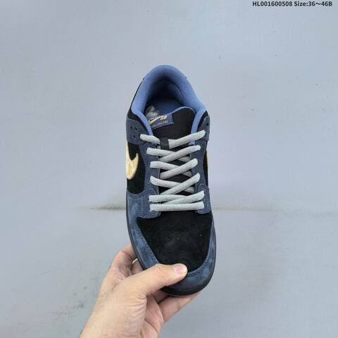 Nike SB Dunk Low Smile Black Navy Blue Wheat Light Blue Olive EU 36-46 Skate Shoe - Unisex (BS-60465)