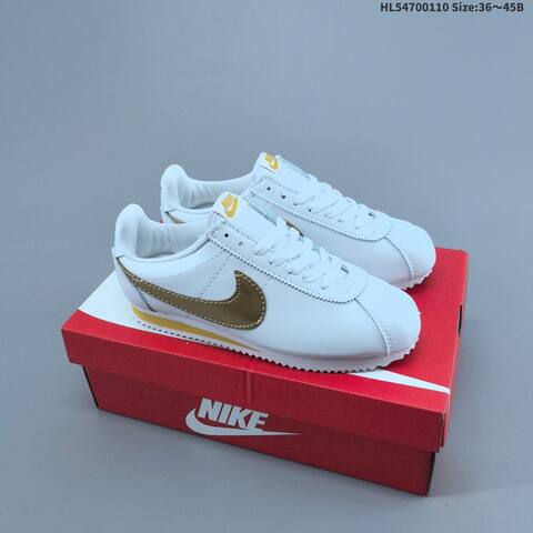 Nike Classic Cortez Black Gold White EU 36-45 Sneaker - Unisex (BS-62095)