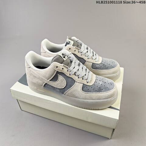 Nike Air Force 1 07 light beige grey white