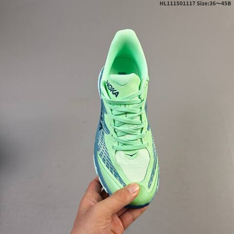 HOKA Mafate Speed 4 Lime Green Teal Dark Blue EU 36-45 Trail Shoe Trail Running Sneakers - Unisex (BS-69476)