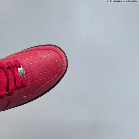 Nike Air Force 1 07 Red Black EU 36-45 Sneaker - Unisex (BS-61426)