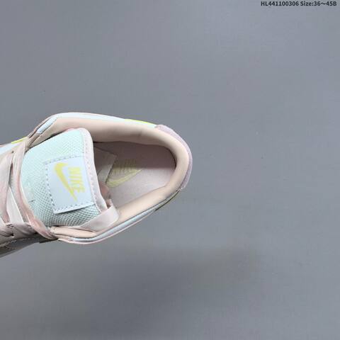 Nike Dunk Low PRM White Light Pink Pale Yellow EU 36-45 Skate Shoe - Unisex (BS-61465)