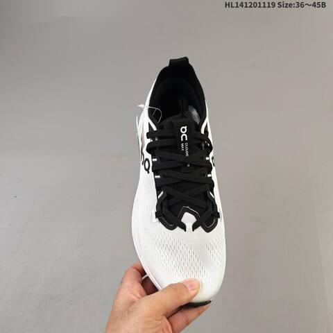 On Cloudsurfer Max White Black EU 36-45 Running Shoe Running Sneakers - Unisex (BS-69801)