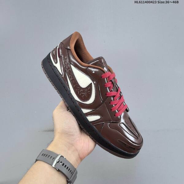 Jordan Air Jordan 1 Low OG brown/cream/red EU 36-46 lifestyle