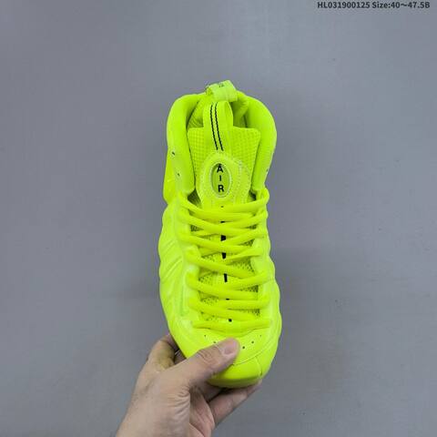 Nike Air Foamposite One Volt Neon Yellow Black EU 40-47 5 Basketball Shoe - Men's (BS-61762)