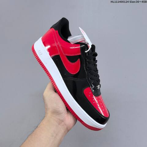 Nike Air Force 1 07 Black Red White EU 36-45 Sneaker - Unisex (BS-61788)