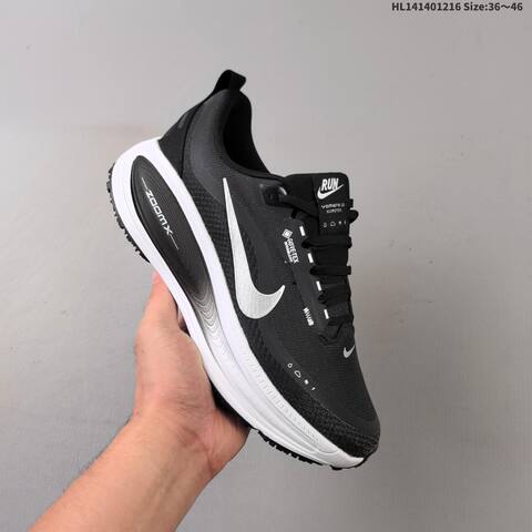 Nike Vomero 18 GTX ReactX Air Zoom Black White Silver EU 36-46 Running Shoe - Unisex (BS-62638)
