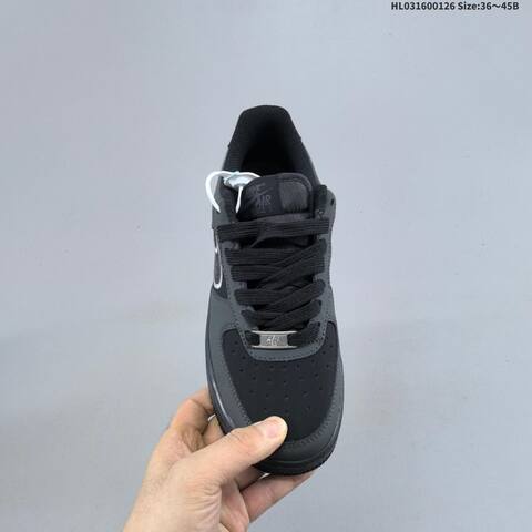 Nike Air Force 1 07 Low Black Dark Grey EU 36-45 Sneaker - Unisex (BS-61733)