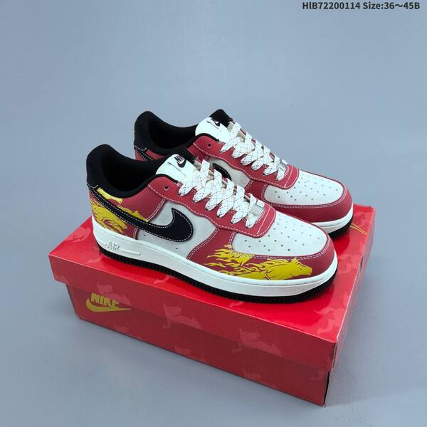 Nike Air Force 1 07 LV8 sail burgundy gold white EU 36-45 sneaker