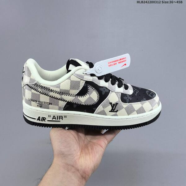 Nike Air Force 1 07 Low Brown Beige White Black EU 36-45 sneaker