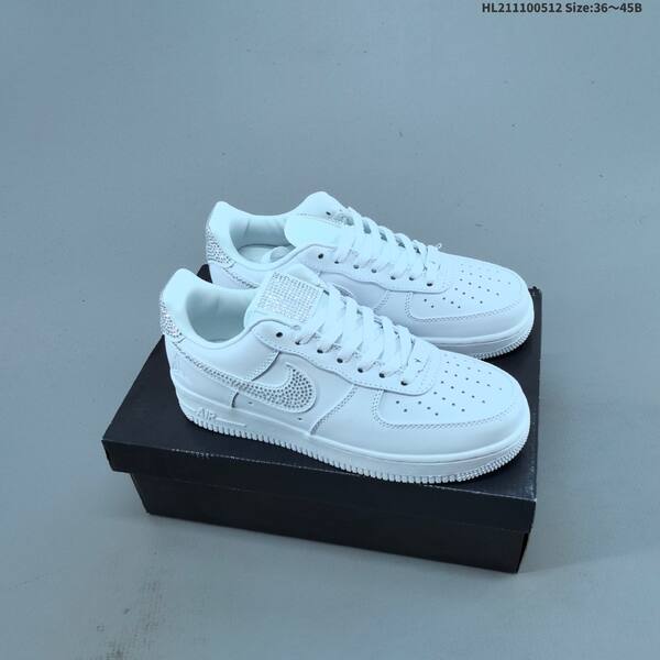 Nike Air Force 1 white gold yellow green EU 36-45 sneaker