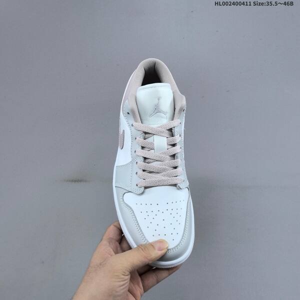 Jordan Air Jordan 1 Low White/Light Grey/Pink 35.5-46 basketball