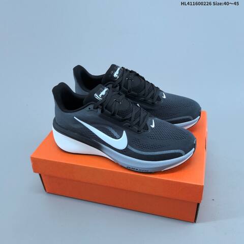 Nike Air Zoom Pegasus 42 White Purple Black Neon Green Orange EU 40-45 Running Shoe - Men's (BS-61495)
