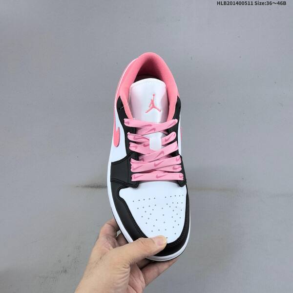 Jordan Air Jordan 1 Low white/black/pink 36~46B lifestyle