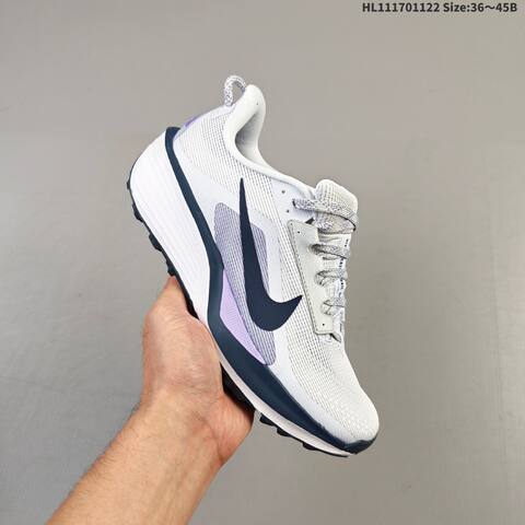 Nike REACTX PEGASUS TRAIL 6 White Navy Purple EU 36-45 Trail Shoe - Unisex (BS-63251)