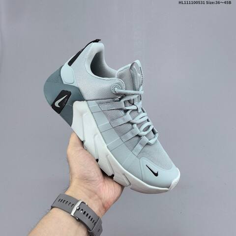 Nike Free Metcon 7 Light Grey Slate Grey White Black EU 36-45 Training Shoe - Unisex (BS-60037)