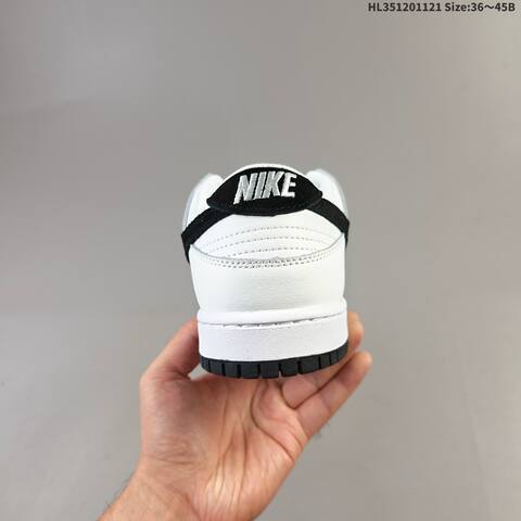 Nike SB Dunk Low Pro White Black EU 36-45 Skate Shoe - Unisex (BS-63312)