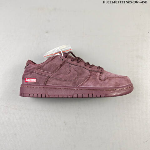 Nike SB Dunk Low Retro DIY Burgundy Cream EU 36-45 Skate Shoe - Unisex (BS-63219)