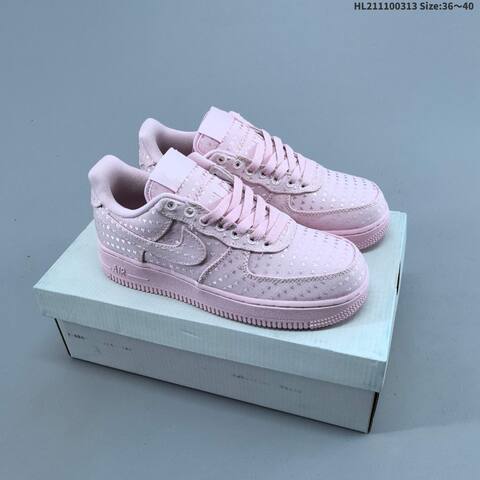 Nike Air Force 1 07 Low Light Pink Black EU 36 45 Sneaker EU 36-45 - Unisex (BS-61348)