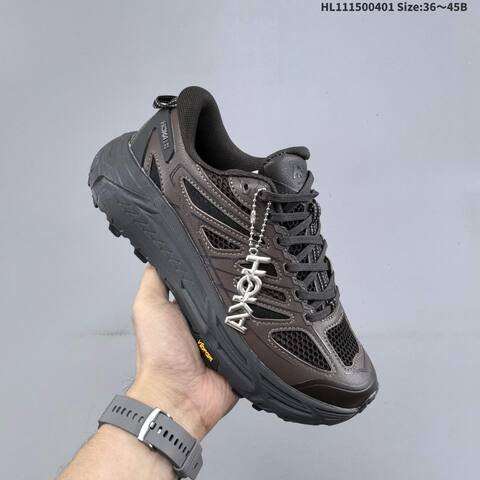 HOKA ONE ONE Mafate Speed 2 Low TPU Dark Brown Black EU 36-45 Trail Shoe Trail Running Sneakers - Unisex (BS-69365)