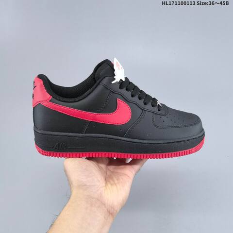 Nike Air Force 1 07 FJ4146-004 Black Dark Green Red EU 36-45 Sneaker - Unisex (BS-62012)